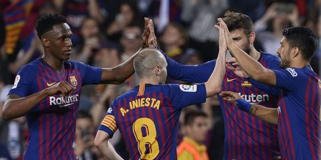 Slavlje Barcelone (Foto: AFP)
