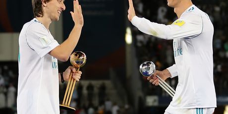 Luka Modrić i Cristiano Ronaldo (Foto: AFP)