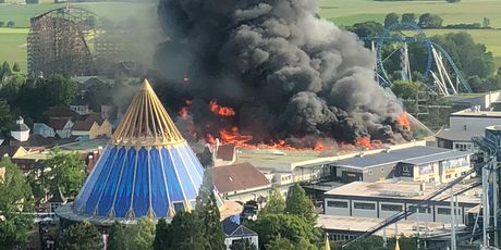Požar u Europa-Parku (Foto: AFP)