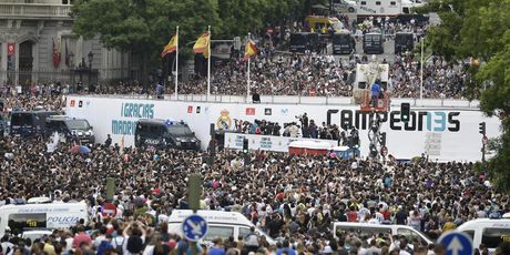 Slavlje u Madridu nakon osvajanja Lige prvaka (Foto: AFP)