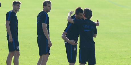 Mario Mandžukić i Luka Modrić (Photo: Marko Prpic/PIXSELL)