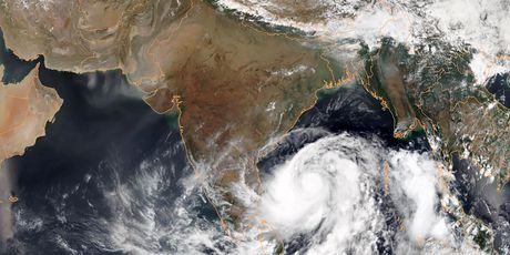 Indija, ciklon Fani (Foto: HO / NOAA / AFP)