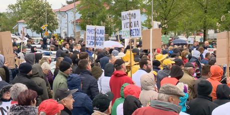 Prosvjed u Konjščini (Foto: Dnevnik.hr) - 1