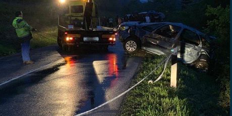 Prometna nesreća kod Karlovca (Foto: HGSS) - 4