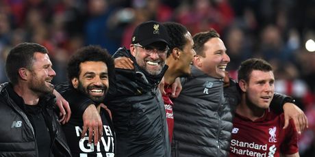 Slavlje igrača Liverpoola i trenera Kloppa (Foto: AFP)
