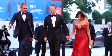 Matt Damon i Luciana Barroso (Foto: Getty Images)