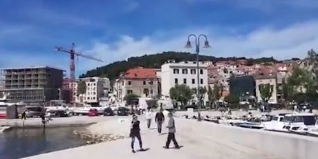 Incident u Splitu (Screensgot: Dnevna doza splitskog nereda)