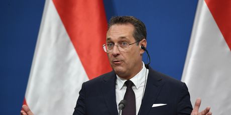 Austrijski potpredsjednik i predsjednik FPOe stranke slobode Heinz-Christian Strache (Foto: AFP)