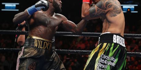 Deontay Wilder i Dominic Breazeale (Foto: AFP)
