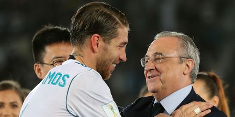 Sergio Ramos i Florentino Perez (Foto: AFP)