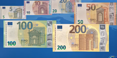 Novčanice, euri (Foto: Screenhot/European Central Bank)