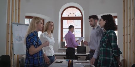 Sastanak, ilustracija