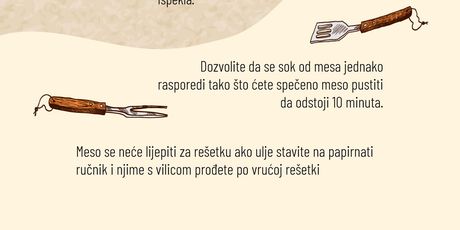 Različiti komadi mesa peku se na različite načine