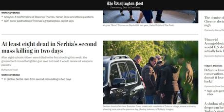 Svjetski mediji o novom pokolju u Srbiji - 12