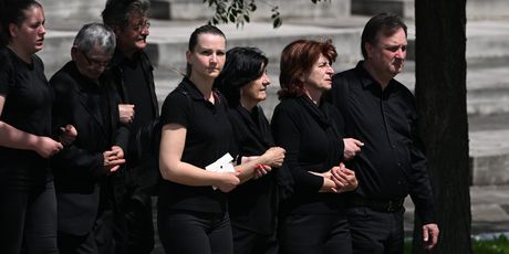 Pogreb ubijenog zaštitara u Beogradu - 8