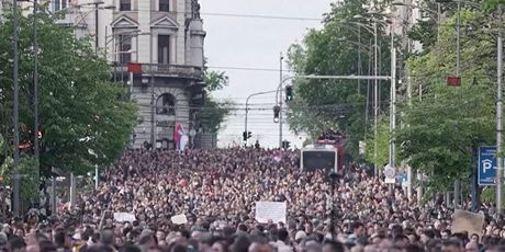 Prosvjedi u Srbiji - 1