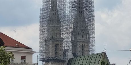 Nova skela na zagrebačkoj katedrali - 7