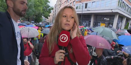 Barbara Štrbac, reporterka Dnevnika Nove TV - 1