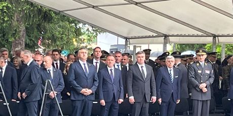 Premijer Andrej Plenković, Gordan Jandroković i predsjednik Zoran Milanović na obilježavanju obljetnice Bljeska - 3