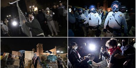 Sukoba propalestinskih prosvjednika i protuprosvjednika na UCLA-u