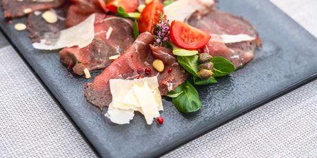 Marinirani carpaccio od boškarina