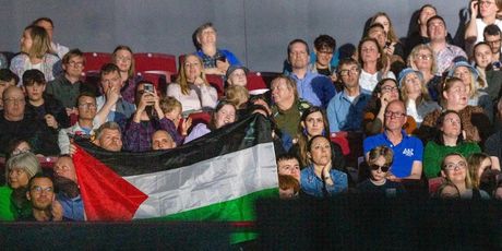 Palestinska zastava u Malmo areni