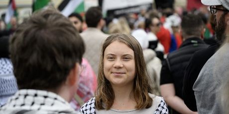 Greta Thunberg na pro-palestinskom prosvjedu u Švedskoj - 4