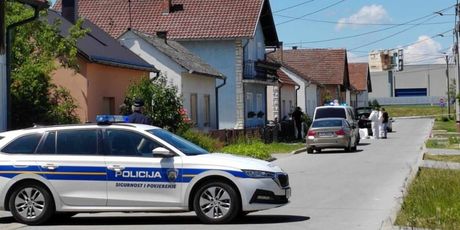 Policija na mjestu zločina u Bjelovaru