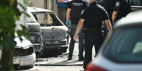 Požar na automobilima u Splitu - 1