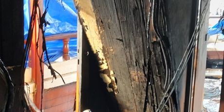 Požar na drvenom turističkom brodu u Krilu Jesenice - 7