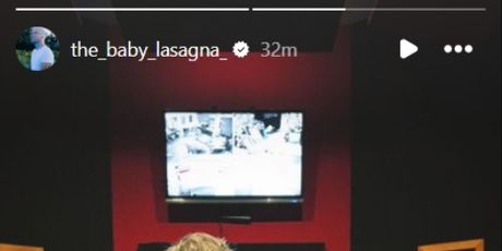 Baby Lasagna na Instagramu