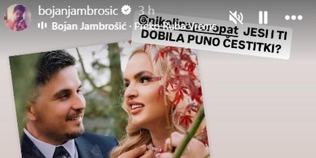 Bojan Jambrošić na Instagramu
