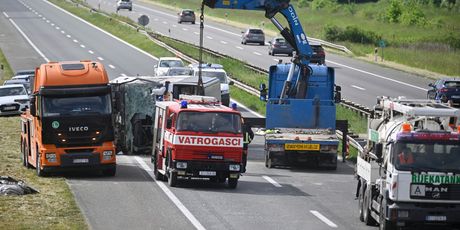Mjesto prometne nesreće na autocesti A3 kod Popovače - 1