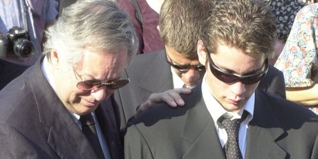 Leo i Josip Radeljak na sprovodu Ene Begović - 1