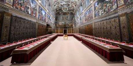 Sikstinska kapela uoči konklave - 2