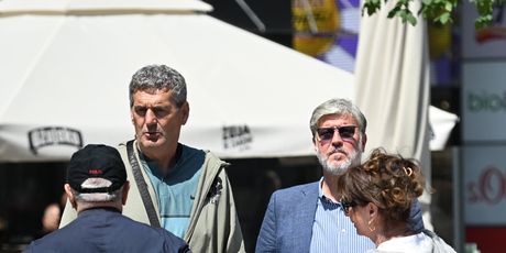Franjo Arapović, Dubravko Šimenc i Vlado Vanjak sa suprugom