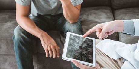 Pacijent s karcinomom, ilustracija