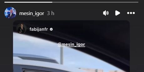 Igor Mešin na Instagramu