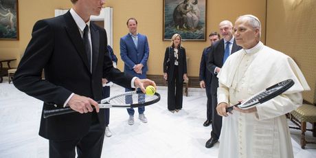 Jannik Sinner i papa Lav XIV.
