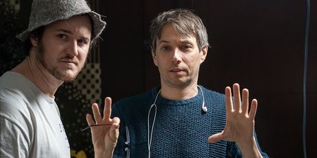 Sean Baker (desno) na snimanju Anore