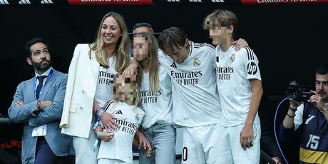 Luka Modrić s obitelji