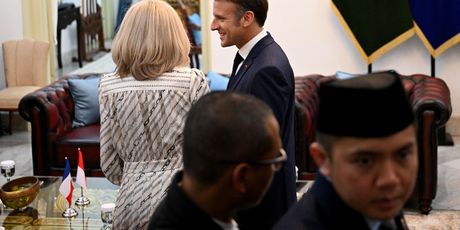 Emmanuel i Brigitte Macron - 4