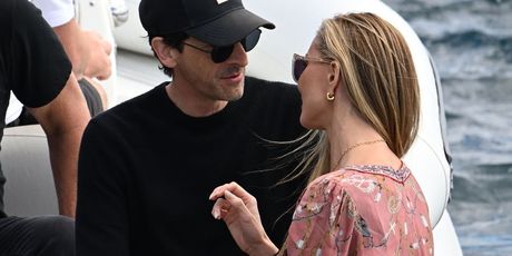 Georgina Chapman i Adrien Brody - 1