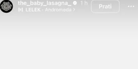 Baby Lasagna na Instagramu