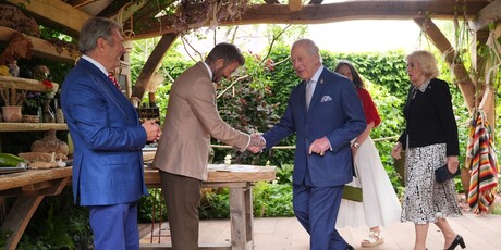 David Beckham i kralj Charles - 2