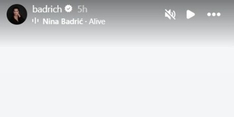 Nina Badrić na Instagramu