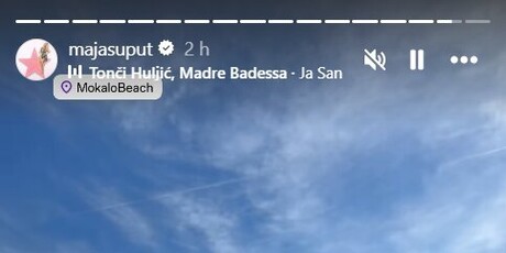 Maja Šuput na Instagramu