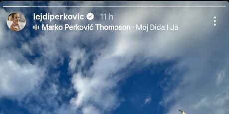 Lejdi Perković na Instagramu