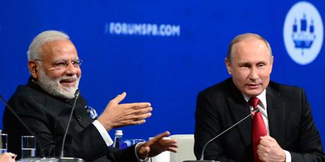 Indijski premijer Narendra Modi i ruski predsjednik Vladimir Putin (Foto: AFP)