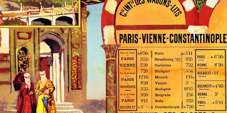 Plakat za vlak Orient Express